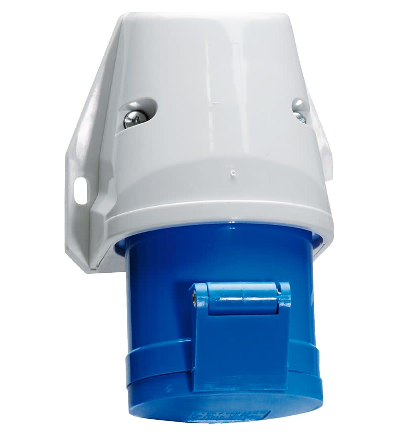 TOMA VISIBLE 16A 2P+T 250V AZUL 6H IP44 11765 BALS
