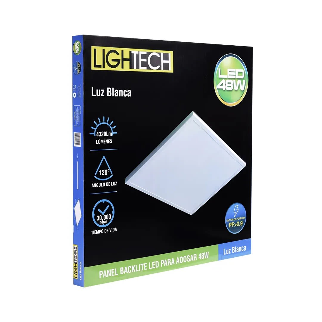 PANEL LED ADOSABLE 48W 60X60CM LUZ BLANCA LIGHTECH3