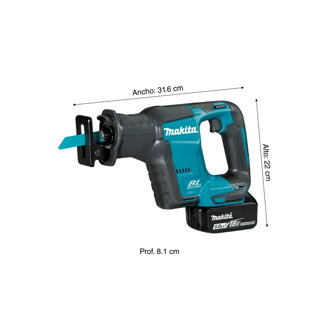 SIERRA RECIPROCA INALAMBRICA 18V DJR188 MAKITA2