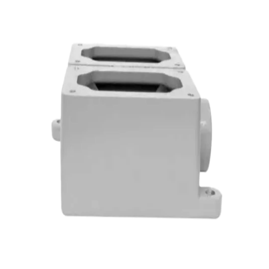 CAJA SOPORTE P/CONTROL DOBLE AL. C/HUB Ø3/4'' NEMA 3RX CL1 DIV1&2 CSA/UL/UL CROUSE HINDS1