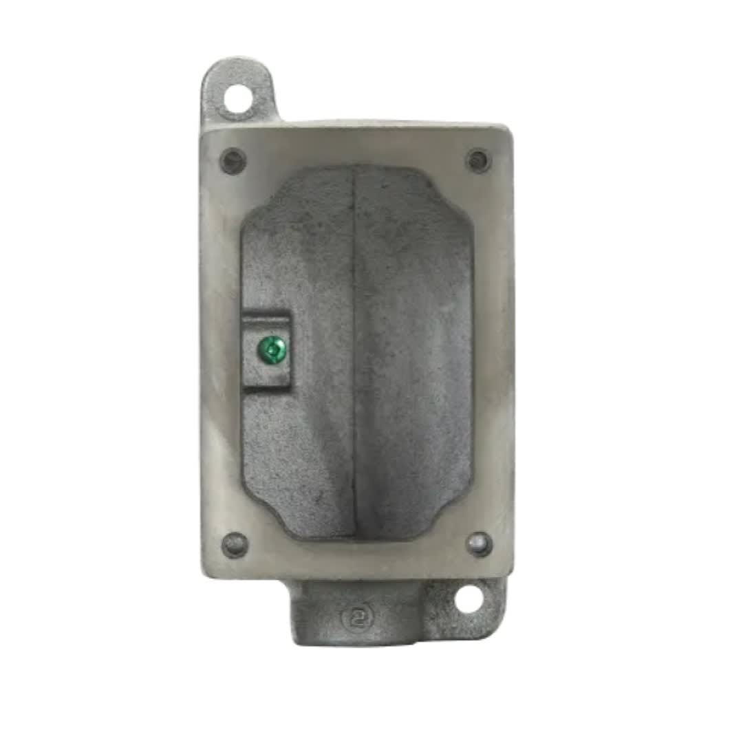 CAJA P/TOMACORRIENTE SERIE DSD HIERRO C/HUB Ø1'' NEMA 7 CL1 DIV1&2 UL CROUSE HINDS