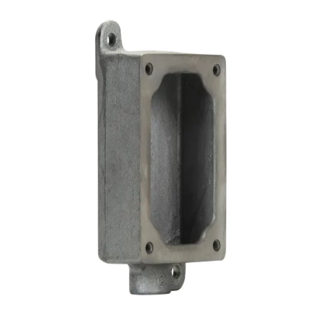 CAJA P/TOMACORRIENTE SERIE DSD HIERRO C/HUB Ø1'' NEMA 7 CL1 DIV1&2 UL CROUSE HINDS2