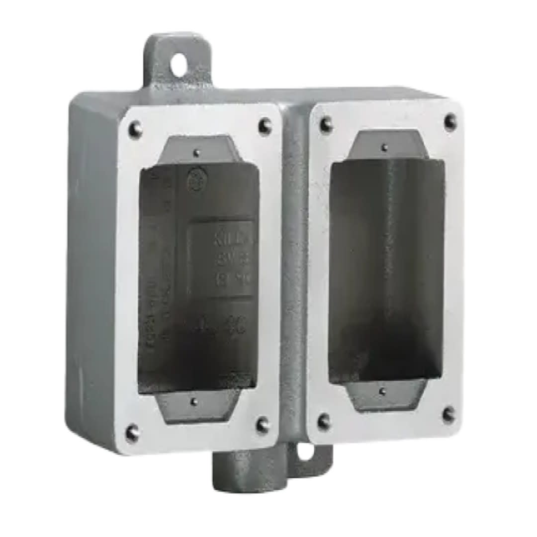 CAJA DOBLE A PRUEBA DE EXPLOSION SERIE XCS AL. C/HUB Ø3/4'' CL1 DIV1&2 UL KILLARK1