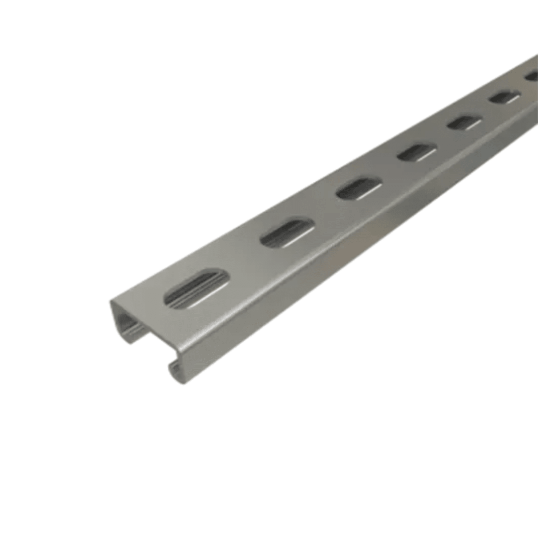 CANAL STRUT BAJO RANURADO ACERO 1-5/8''X7/8''X10FT E:12GA HDG UNISTRUT