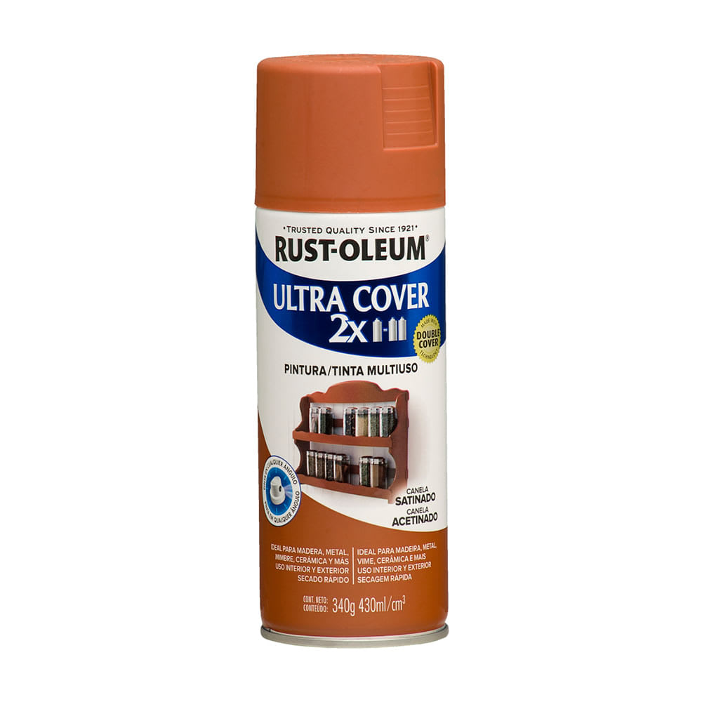 SPRAY ULTRA COVER 2X CANELA SATINADO 340G ULTRA COVER