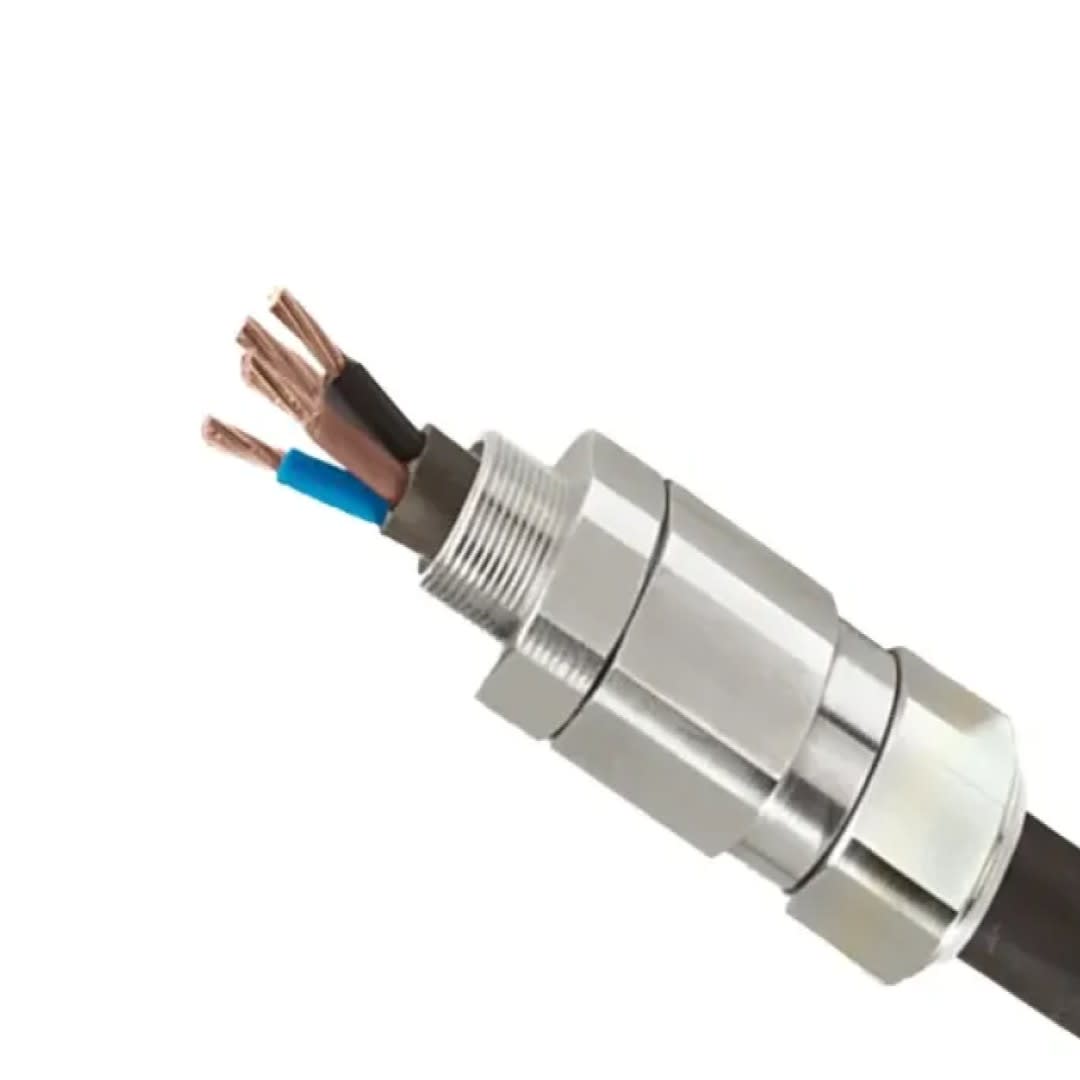 CONECTOR P/CABLE ARM. TIPO E1FW R: 27.9-40.4MM LT. NIQ. 1-1/2'' IP68 CL1 DIV2 IECEX/CSA CMP