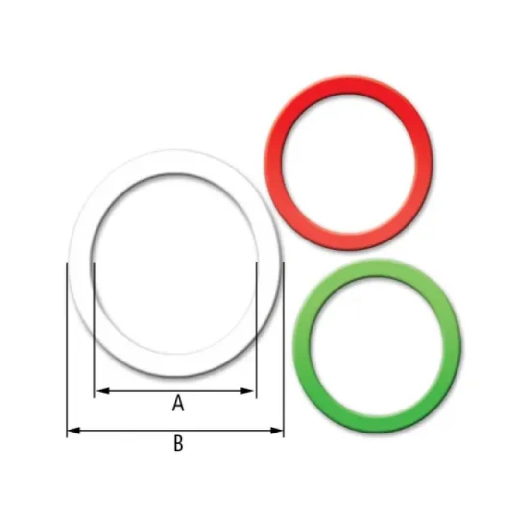 ARANDELA NYLON VERDE P/SELLADO DE 3'' E:2MM CMP