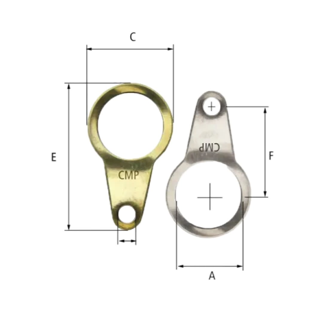 ARANDELA PUESTA A TIERRA DE LT. NIQ. 3/4'' CMP1