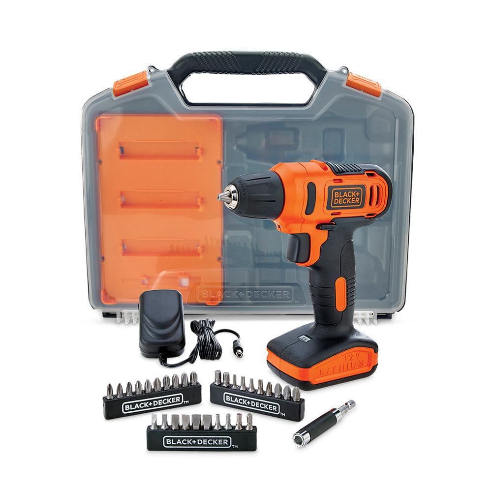 ATORNILLADOR 3/8'' 12V + 32 ACCESORIOS LD12SC BLACK & DECKER