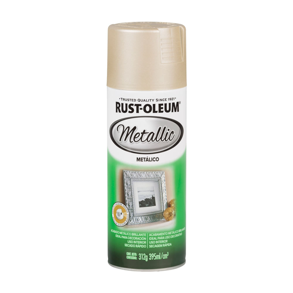 SPRAY SPECIALTY ACABADO METALICO CHAMPAGNE 312 GRAMOS RUST OLEUM1