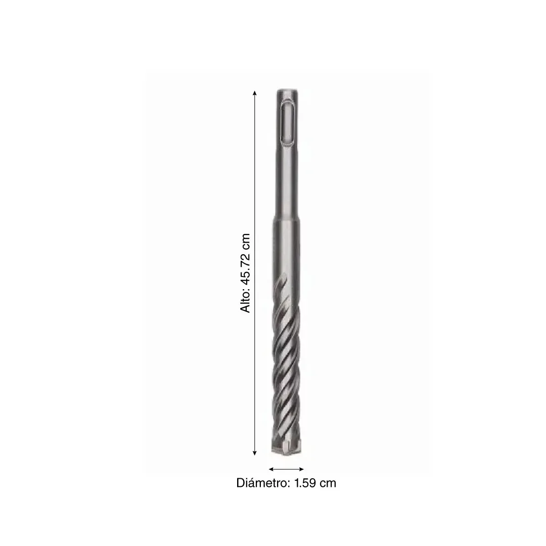BROCA SDS PLUS 5X 15.9MM 5/8''X16''X18'' BOSCH2
