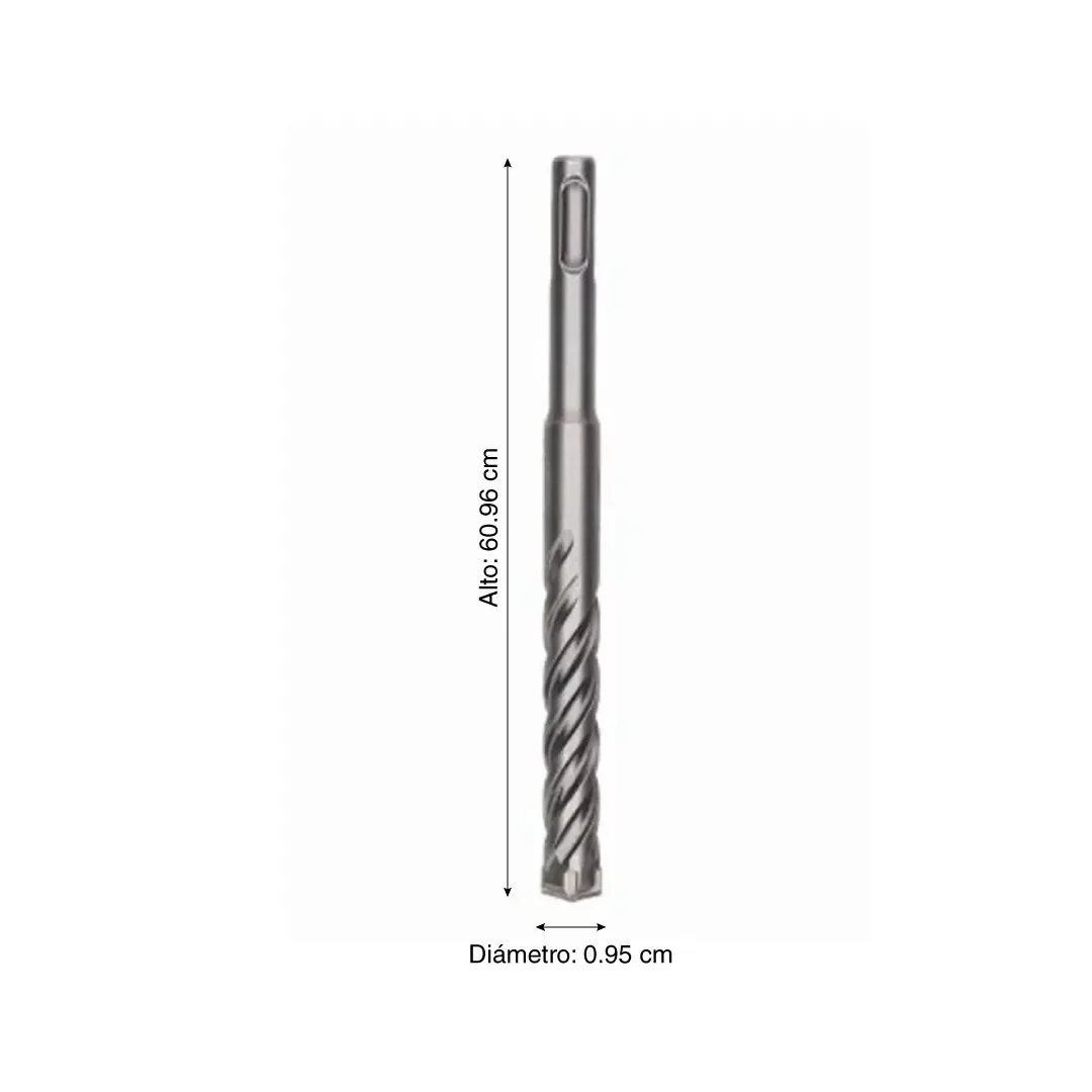 BROCA SDS PLUS 5X 9.5MM 3/8''X22''X24'' BOSCH2
