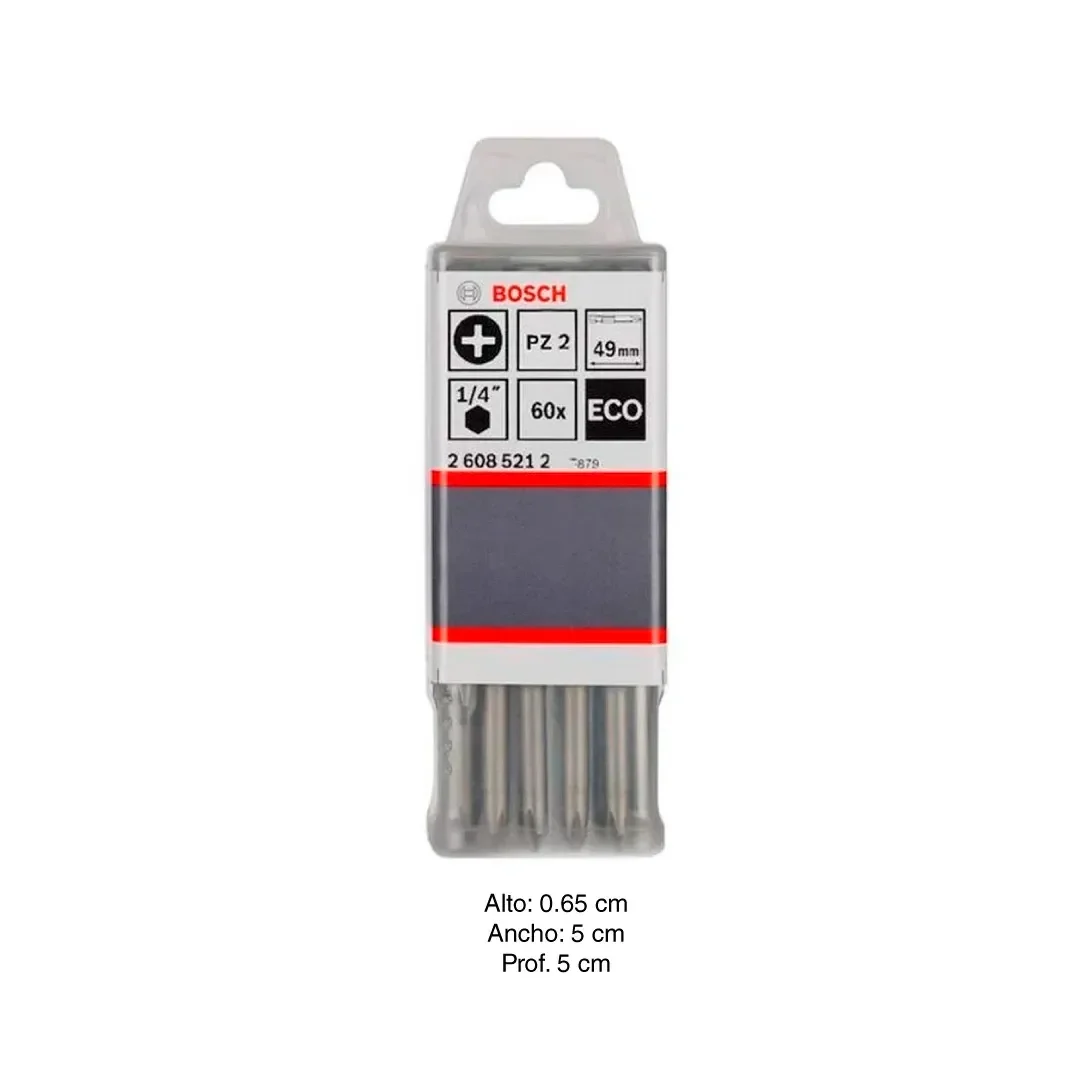 PUNTA POZIDRIV #2 50MM X60U BOSCH2