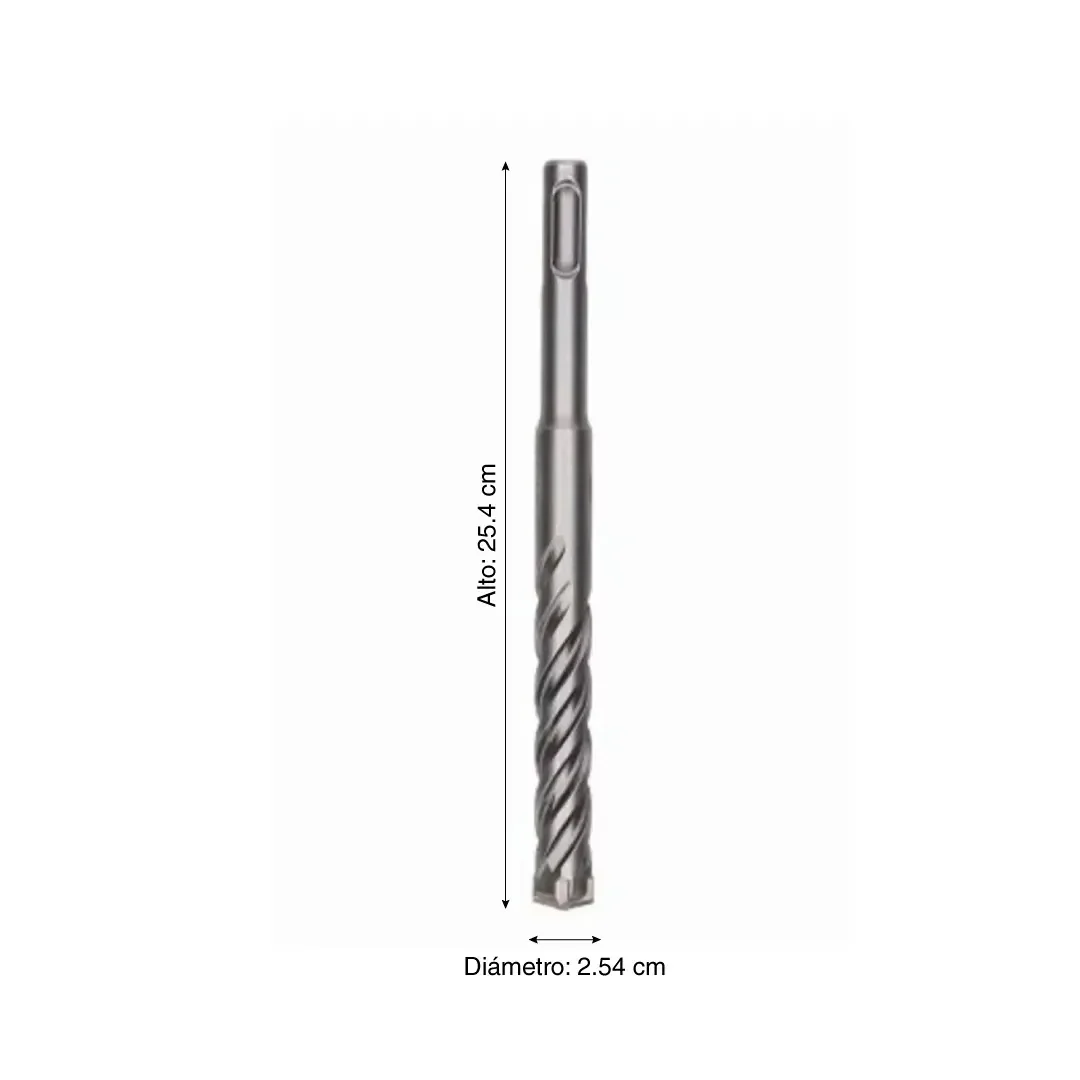 BROCA SDS PLUS 5X 25.4MM 1''X8''X10'' BOSCH2