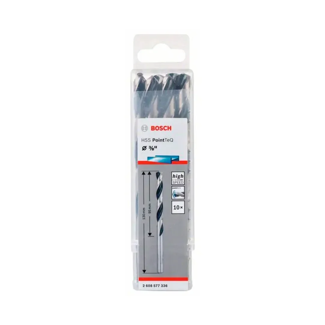 BROCA METAL HSS POINTEQ CJA 3/8'' X10U BOSCH1