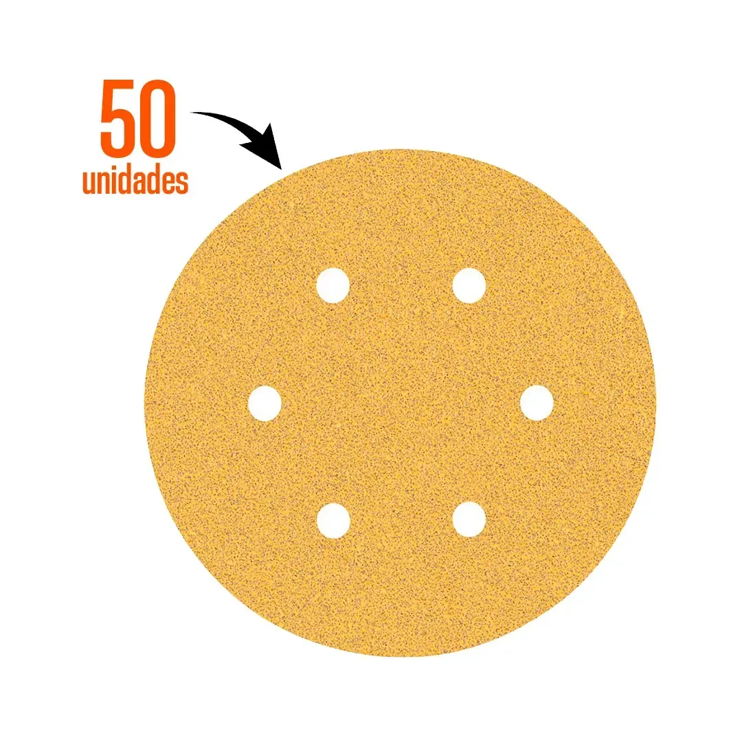 DISCO DE LIJA PARA MADERA 150MM GRANO 60 X50 UNIDADES BOSCH