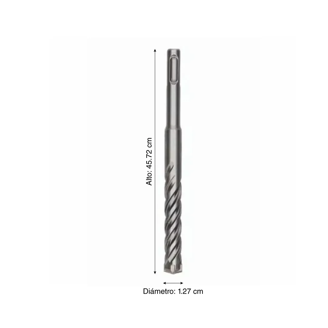 BROCA SDS PLUS 5X 12.7MM 1/2''X16''X18'' BOSCH2