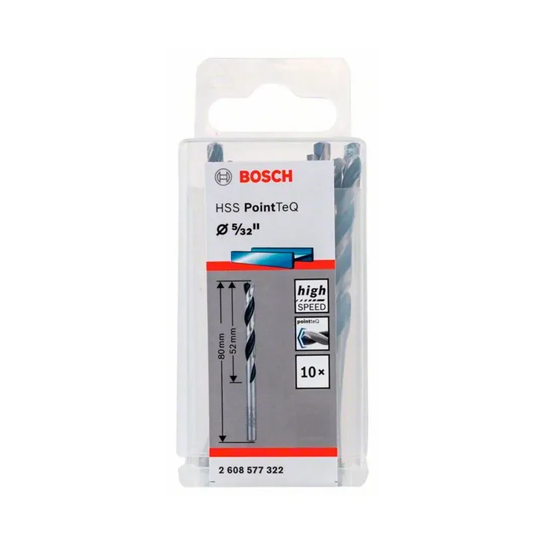 BROCA METAL HSS POINTEQ CJA 5/32'' X10U BOSCH
