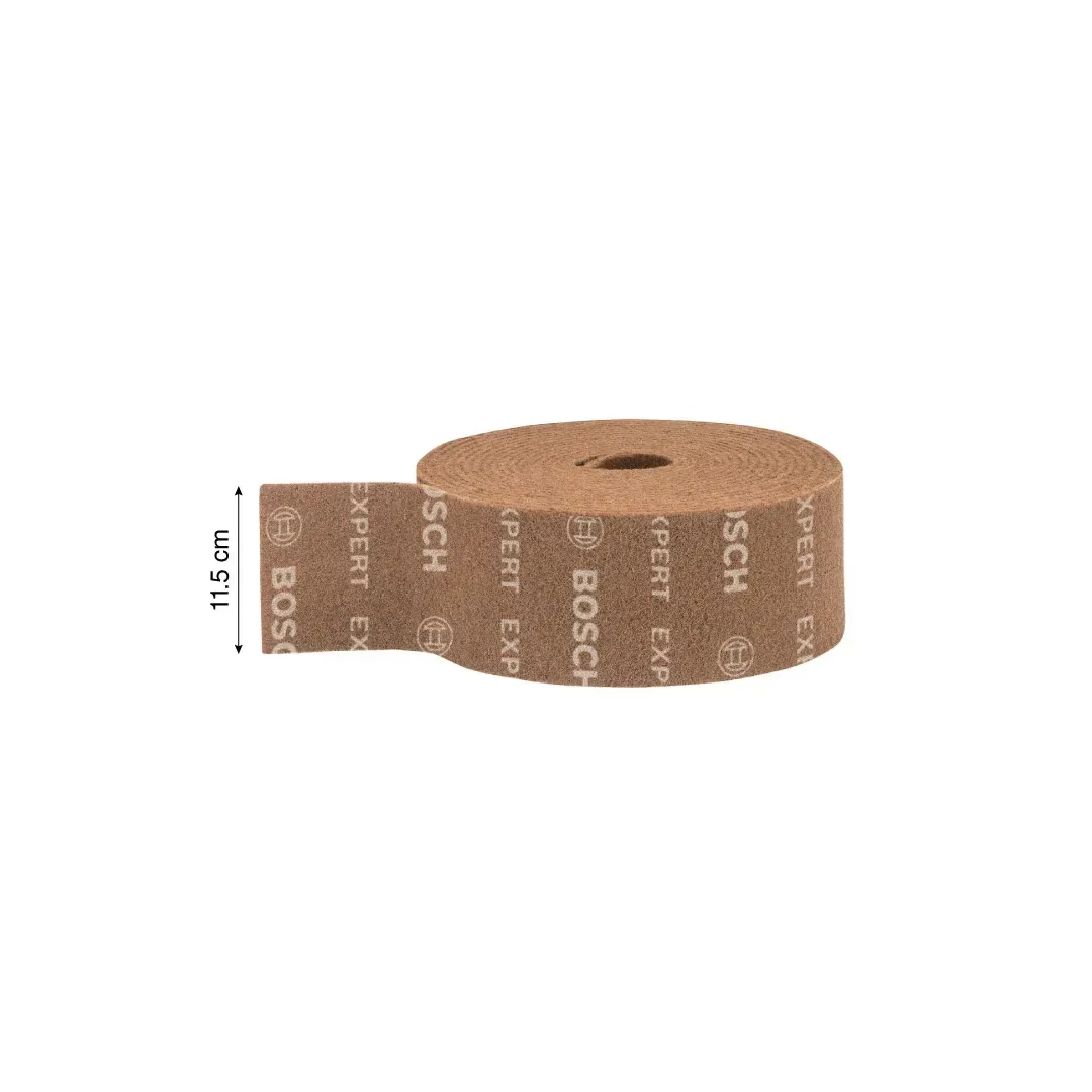 ROLLO ABRASIVO CAFE 115MM X10 METROS BOSCH2