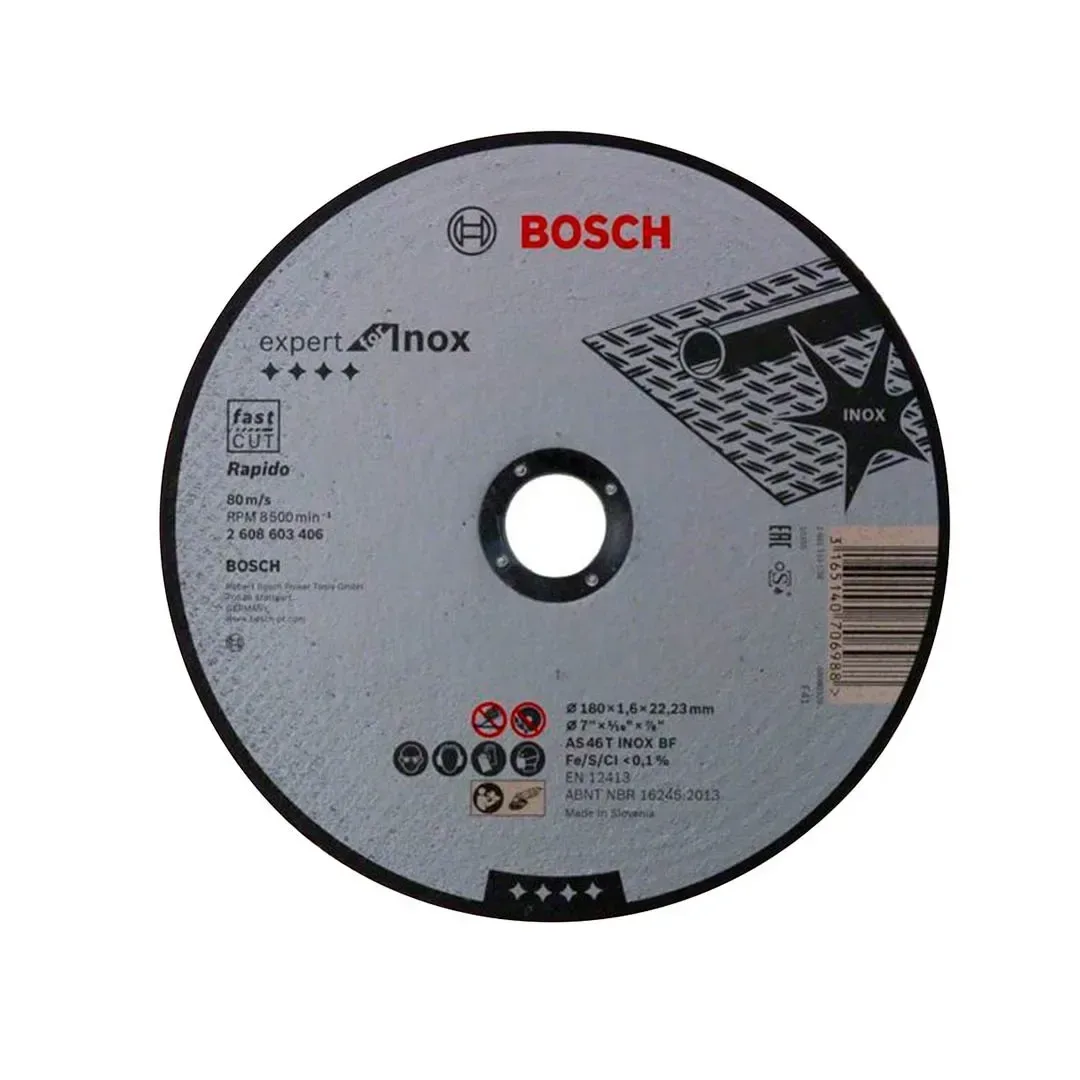 DISCO DE CORTE ABRASIVO 180X1.6(RECTO) BOSCH