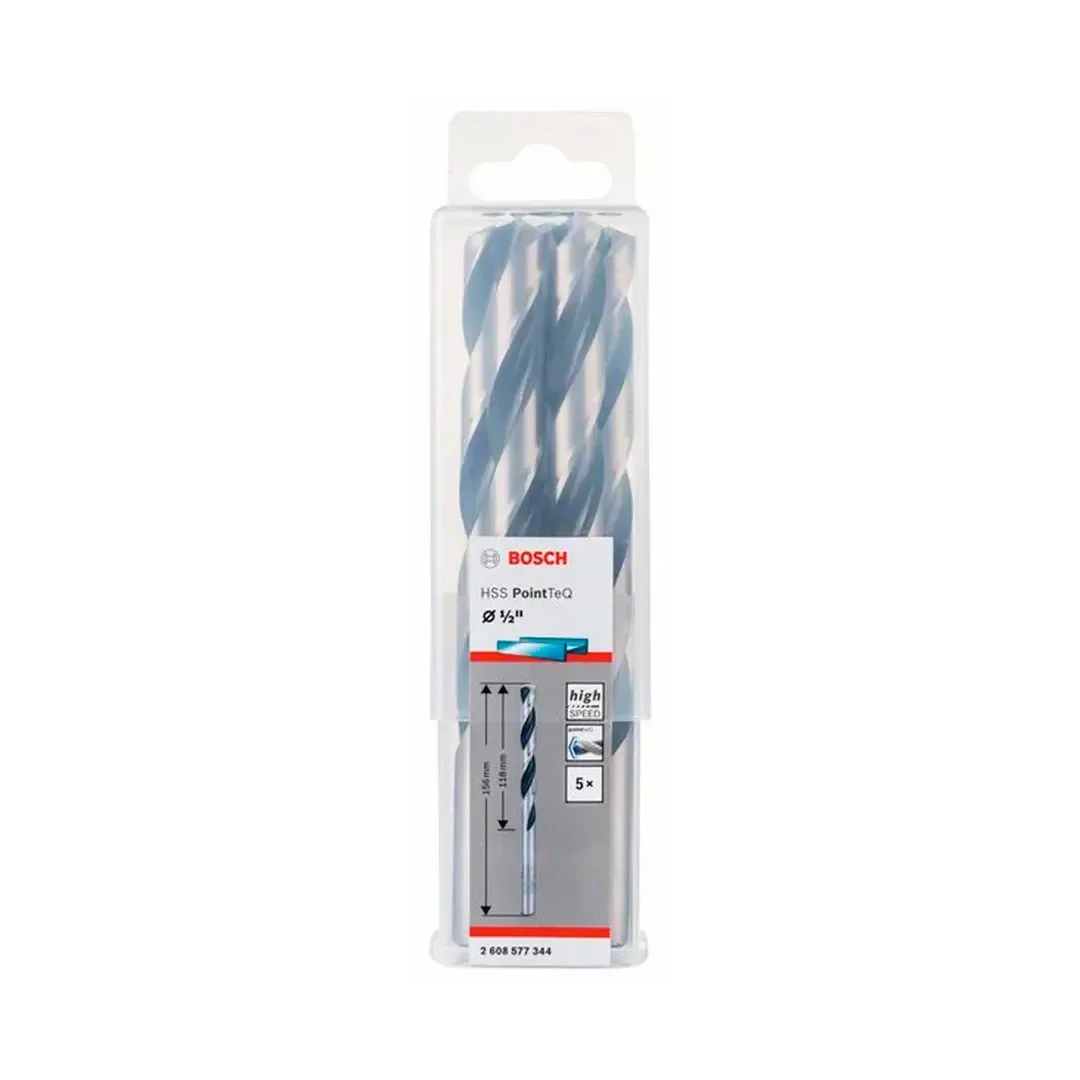 BROCA METAL HSS POINTEQ CJA 1/2'' X5U BOSCH