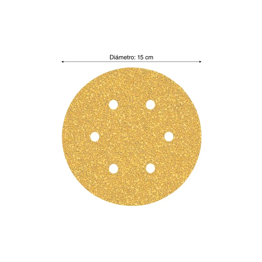 DISCO DE LIJA PARA MADERA 150MM GRANO 40 X50 UNIDADES BOSCH2