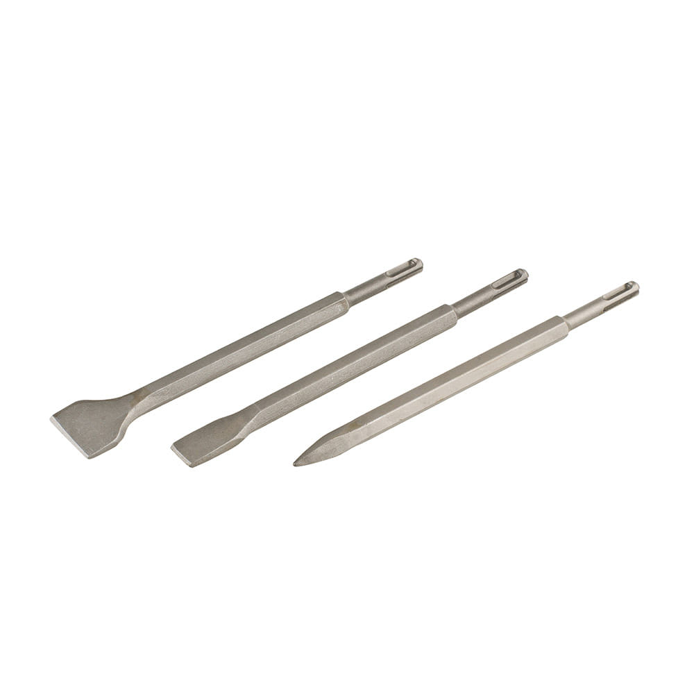 KIT DE CINCELES SDS PLUS X3 PIEZAS KWB