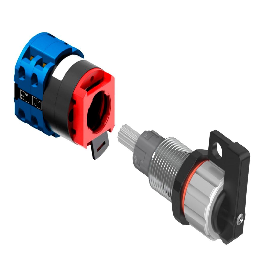 SELECTOR ANTIEXPLOSIVO 2 POSICIONES 1-2 1X20A Ø22MM EX-D IP66 NEMA 4X CL1 DIV1&2 UL SERMATEX