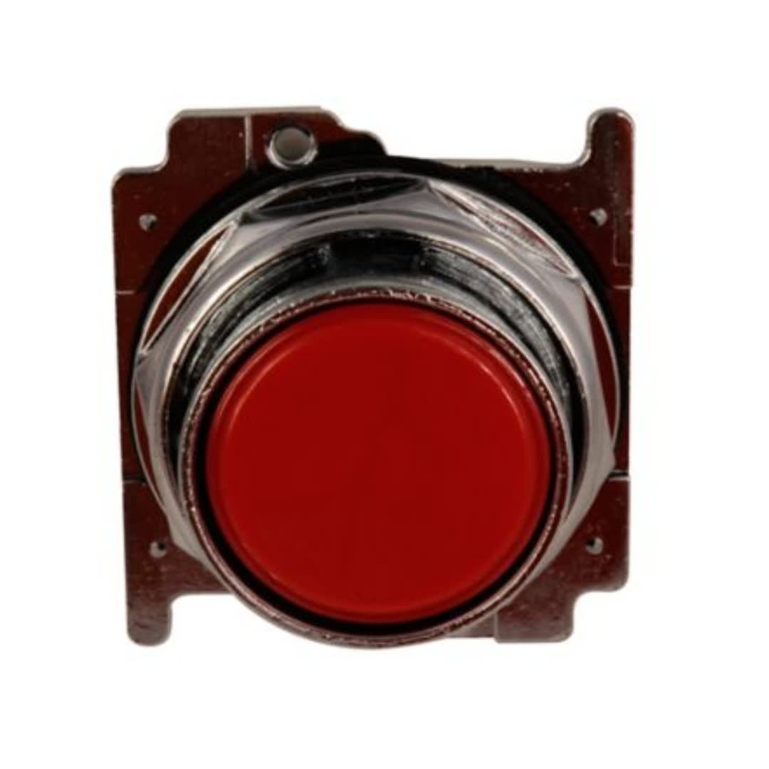 PULSADOR RASANTE HEAVY DUTY COLOR ROJO 1NC 30.5MM EATON1