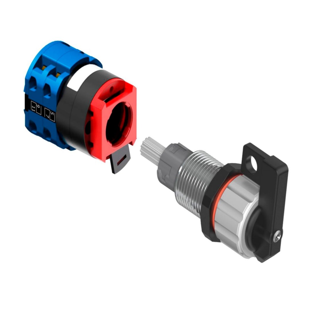 SELECTOR ANTIEXPLOSIVO 2 POSICIONES 1-2 2X20A Ø22MM EX-D IP66 NEMA 4X CL1 DIV1&2 UL SERMATEX