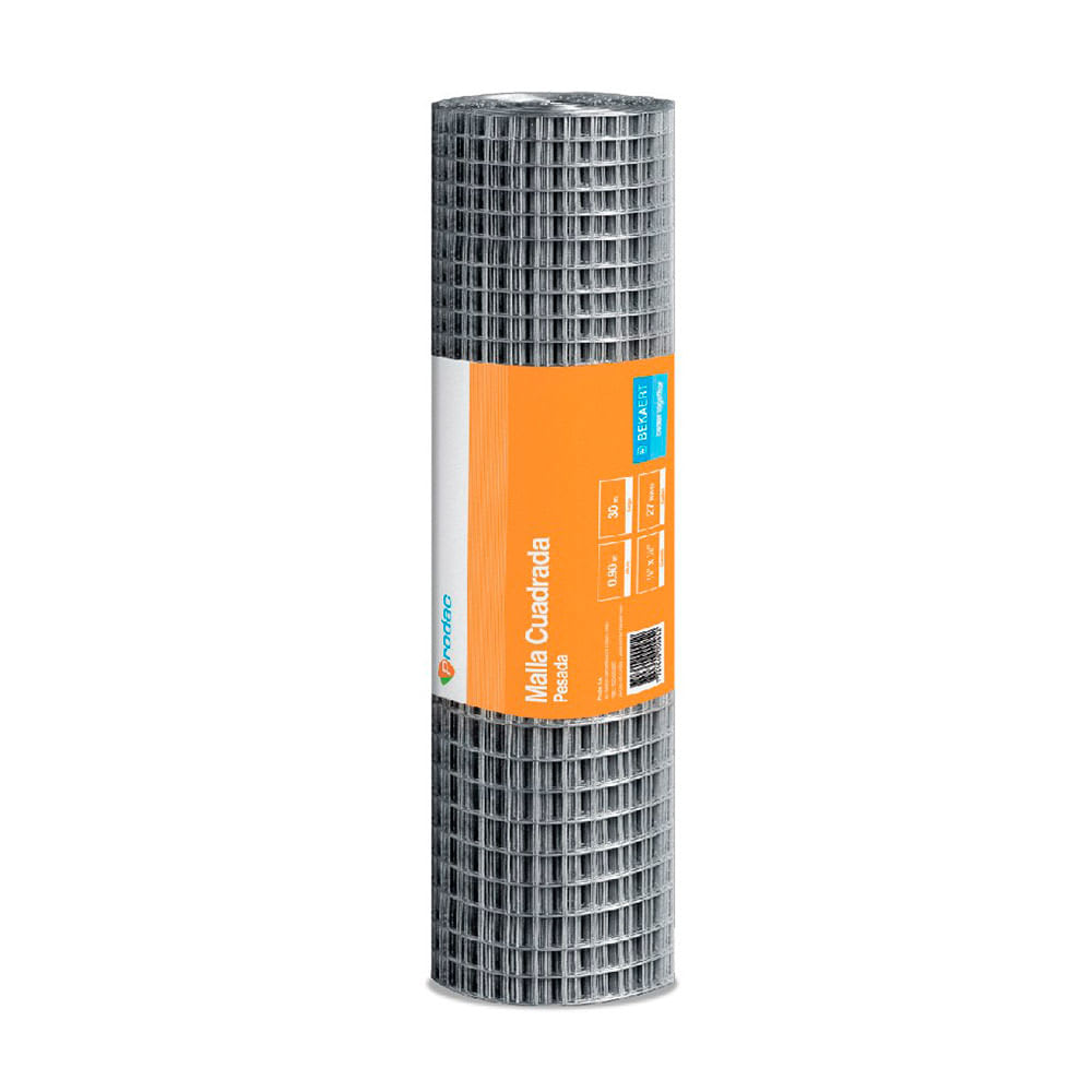MALLA CUADRADA GALVANIZADA 3/4X3/3'' - VENTA POR METRO LINEAL PRODAC