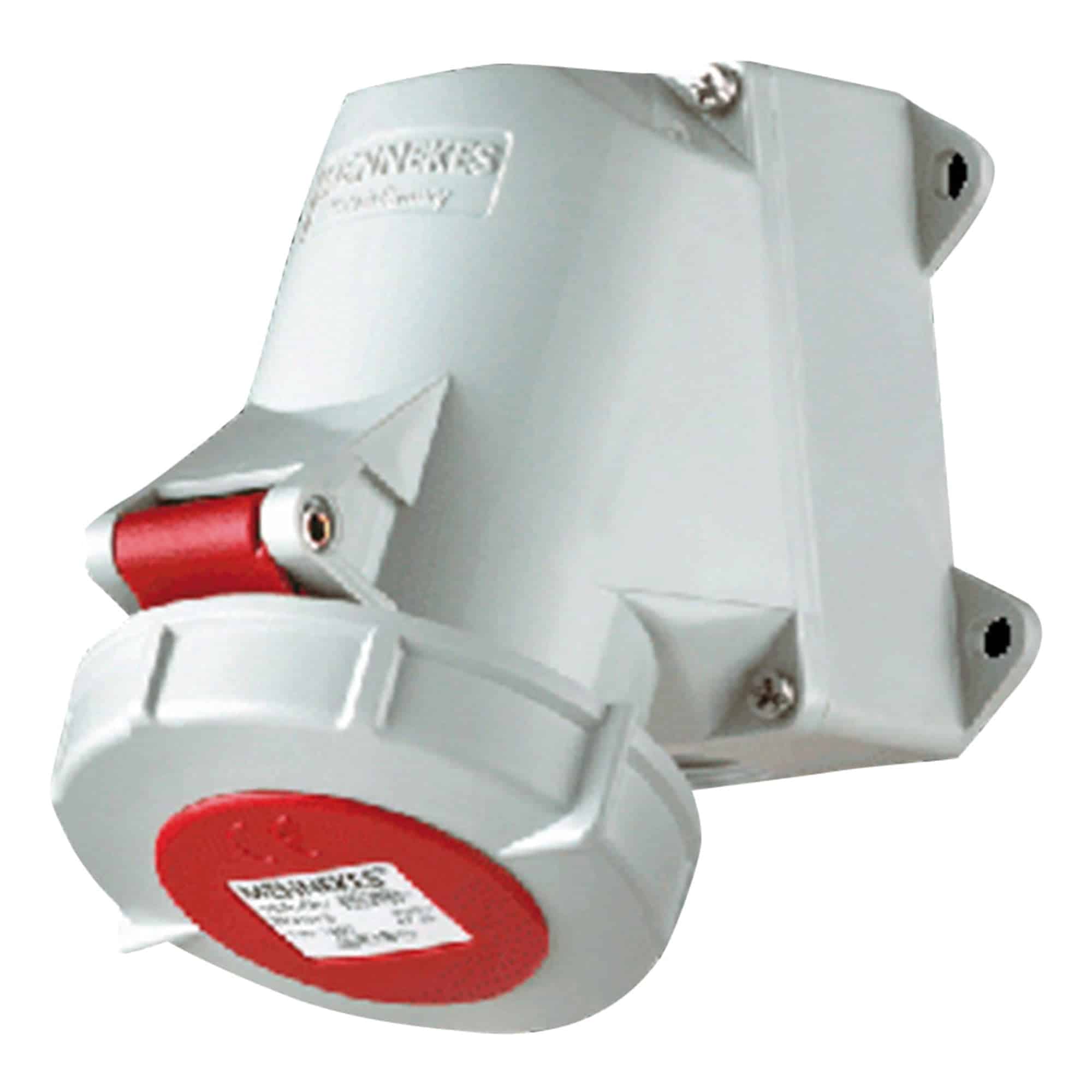 TOMA VISIBLE 32AMP 2P+T 415V ROJO 9H IP67 MENNEKES