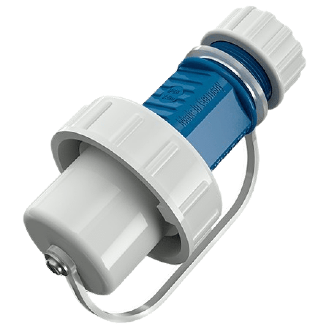 ENCHUFE SCHUKO 16A 2P+T 250V AZUL HERMETICO IP68 MENNEKES1