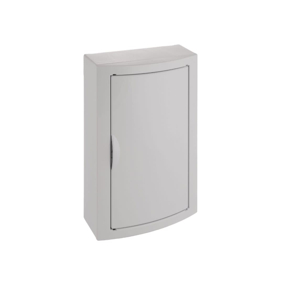 TABLERO ADOSADO TERMOPLASTICO 8P PUERTA BLANCA HORI 247X249X104MM SOLERA1