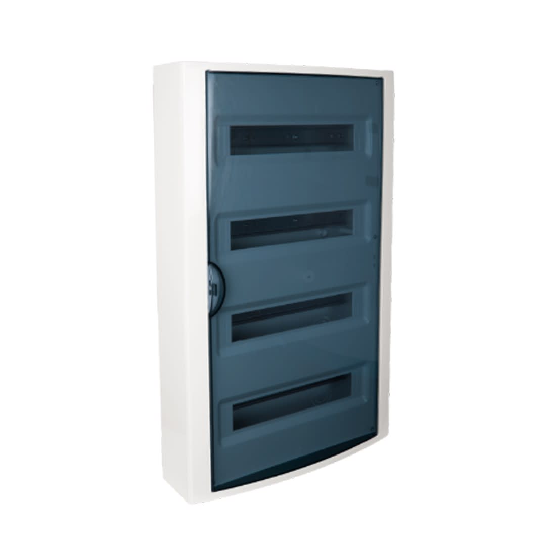 TABLERO ADOSADO TERMOPLASTICO. 56P. PUERTA FUME HORIZONTAL. 362X686X104MM SOLERA1