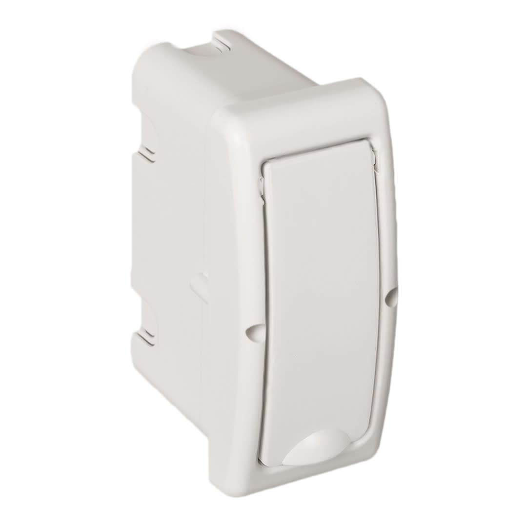 TABLERO EMPOTRADO TERMOPLASTICO 2P PUERTA BLANCA VERTICAL 60X130X62MM SOLERA