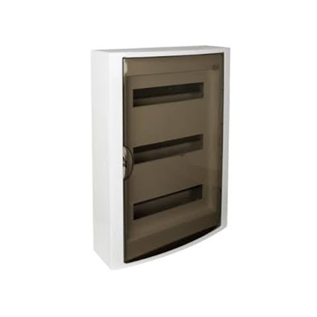 TABLERO ADOSADO TERMOPLASTICO 42P PUERTA FUME HORIZONTAL 362X542X115MM SOLERA