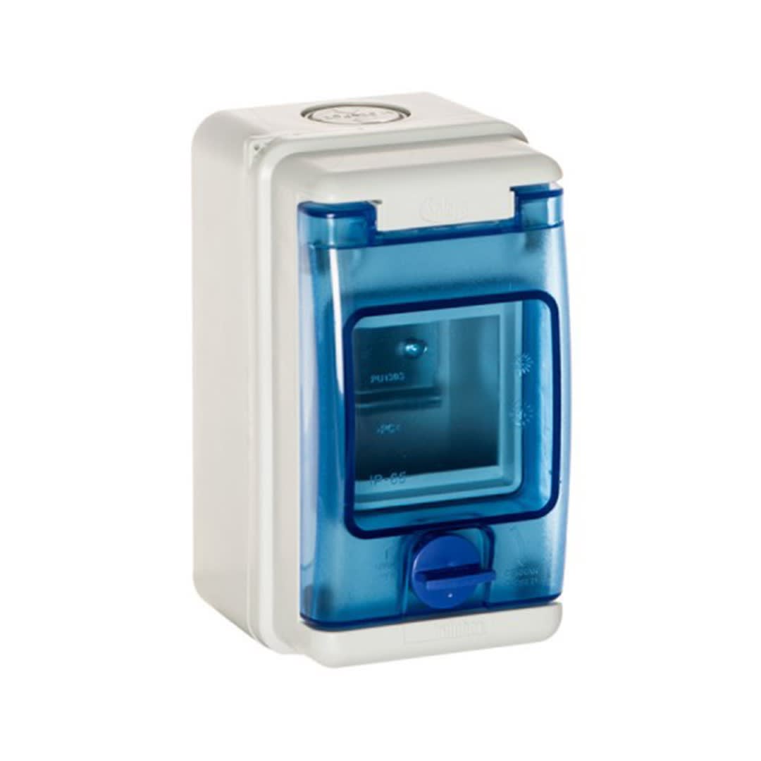 TABLERO ADOSADO TERMOPLASTICO 3P IK08 IP65 S/BORNE 85X155X100MM (PRETROQUELADO INFERIOR Y SUEERIOR LATERALES LISOS) SOLERA