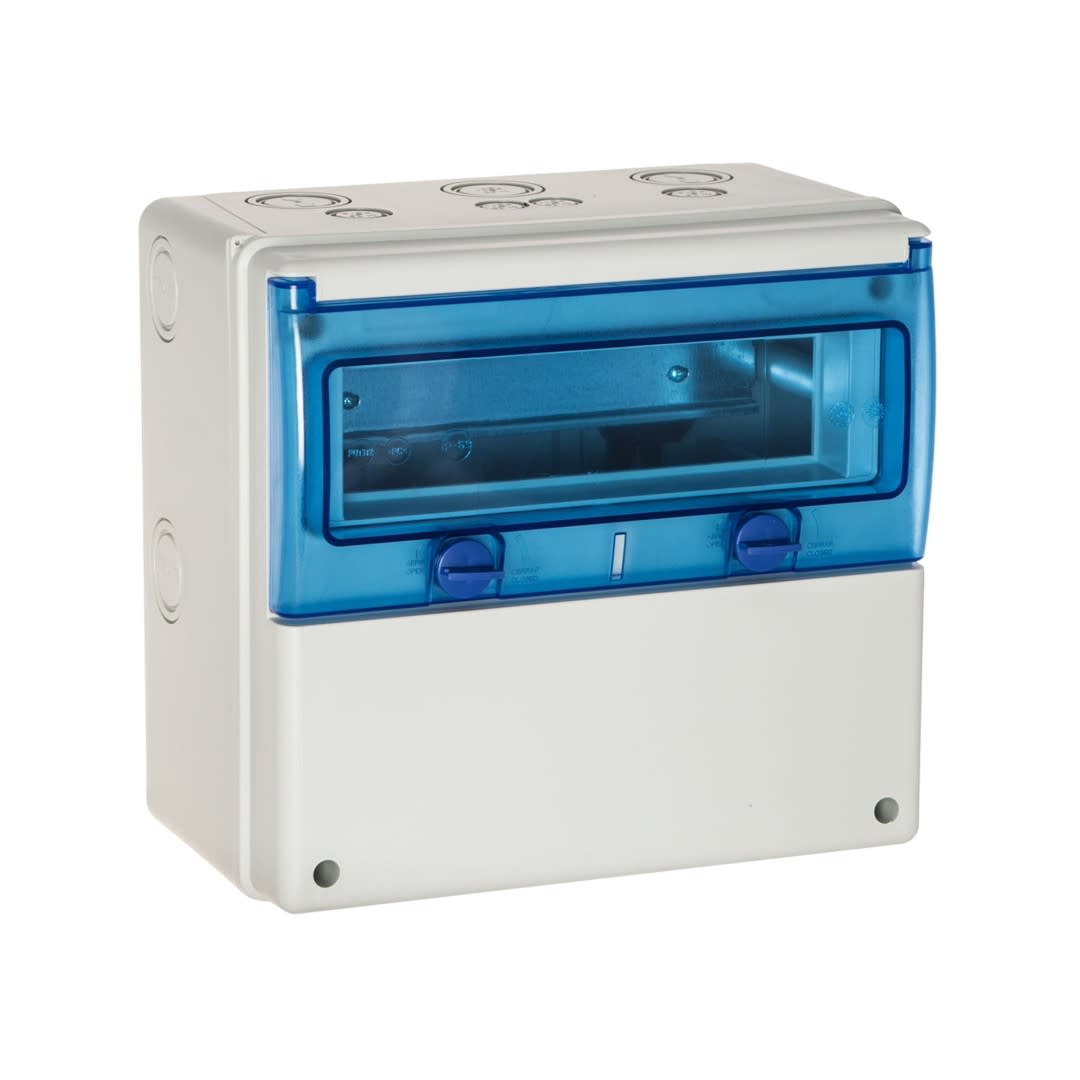 TABLERO ADOSADO TERMOPLASTICO 11P IK08 IP65 C/BORNE 270X250X160MM (NO PRETROQUELADO) SOLERA1