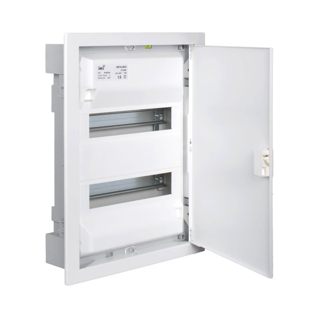 TABLERO DE DISTRIBUCION EMPOTRABLE 28P 333X435X88MM SOLERA