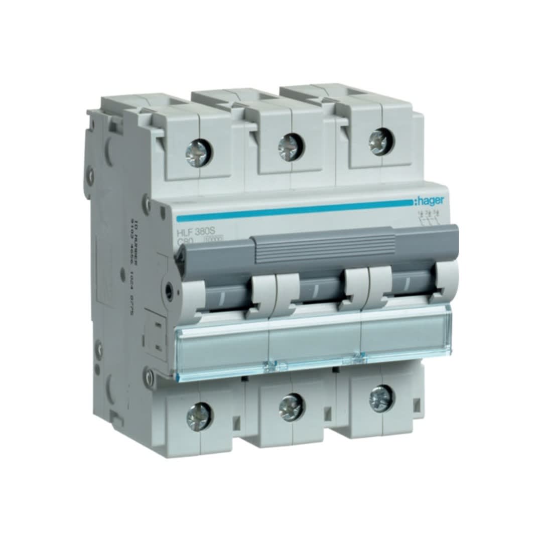 INT. RIEL TERMOMAGNETICO HLF 3P 80A C 10KA/400V HAGER1