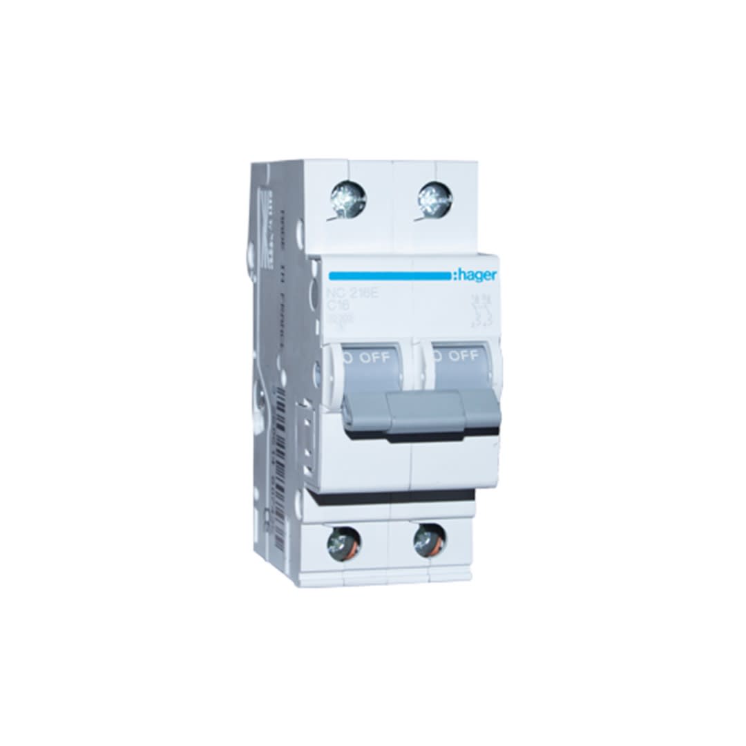 INT. RIEL TERMOMAGNETICO NC 2P 32A C 10KA/415V HAGER