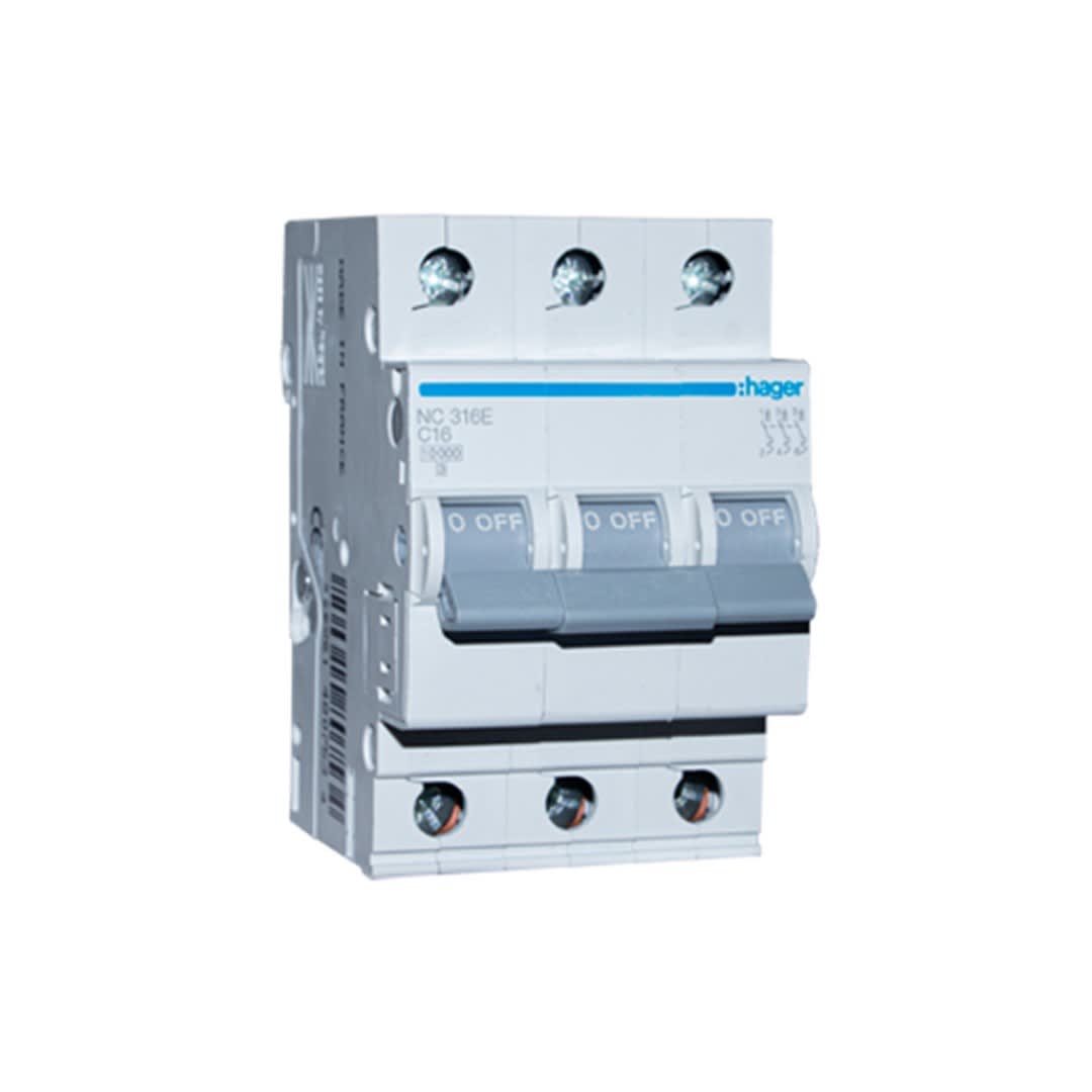 INT. RIEL TERMOMAGNETICO NC 3P 50A C 10KA/415V HAGER1