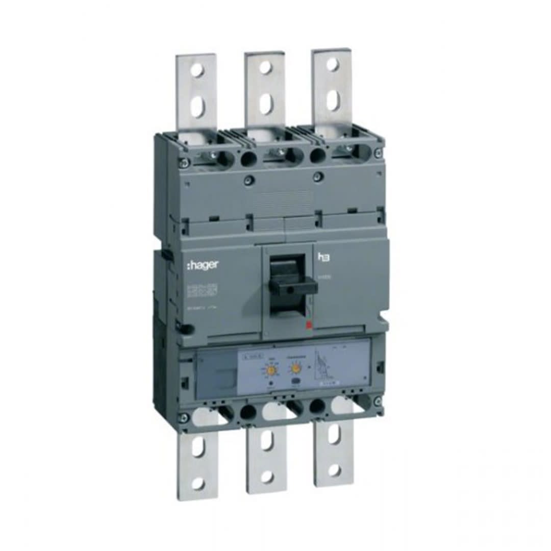 ITM CAJA MOLDEADA REG. ELECTRONICO H3+ H1000 3P (320-800A) LSI 85KA/240V HAGER