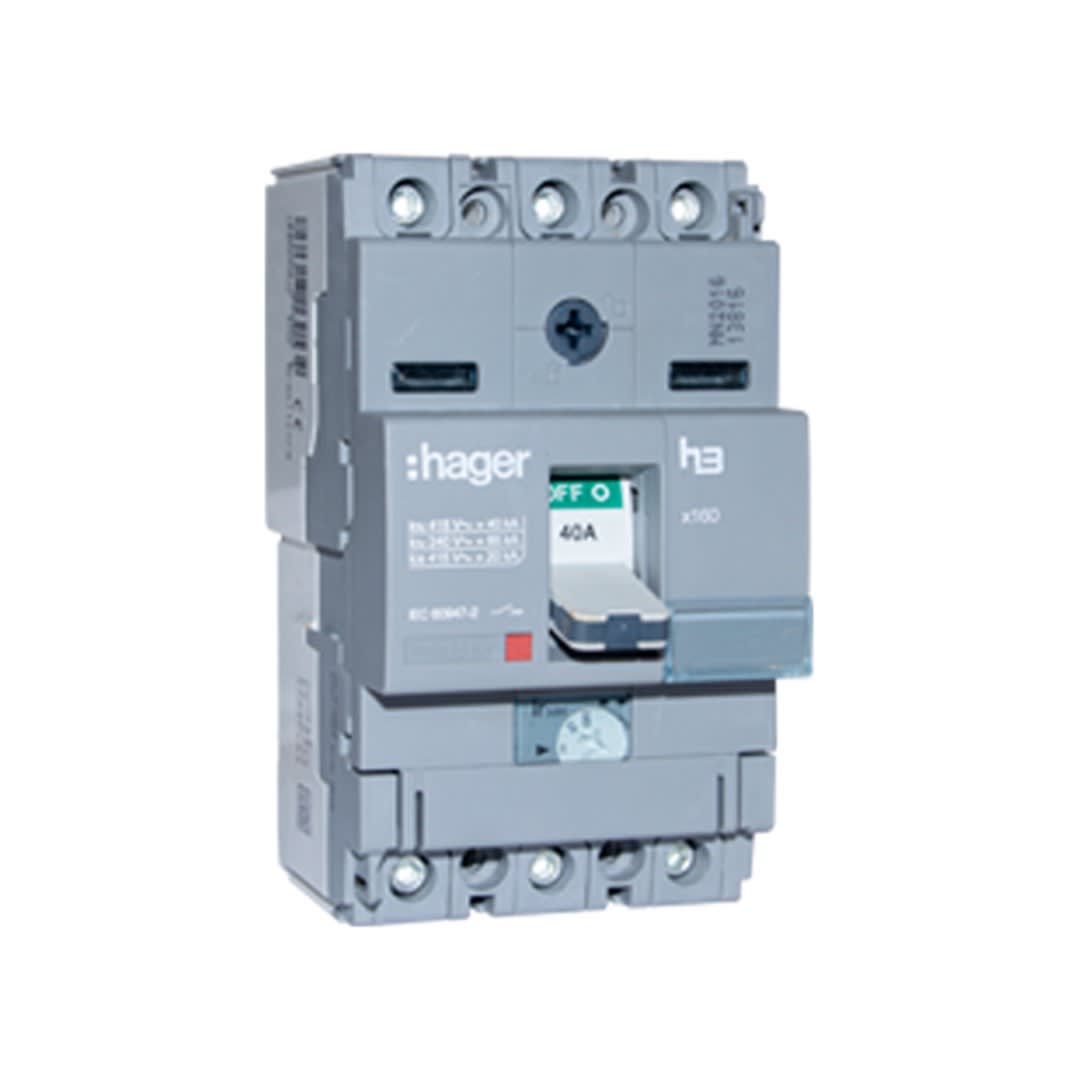 ITM CAJA MOLDEADA REG. H3 X160 3P (50.40-80A) TA/MF 85KA/240V HAGER
