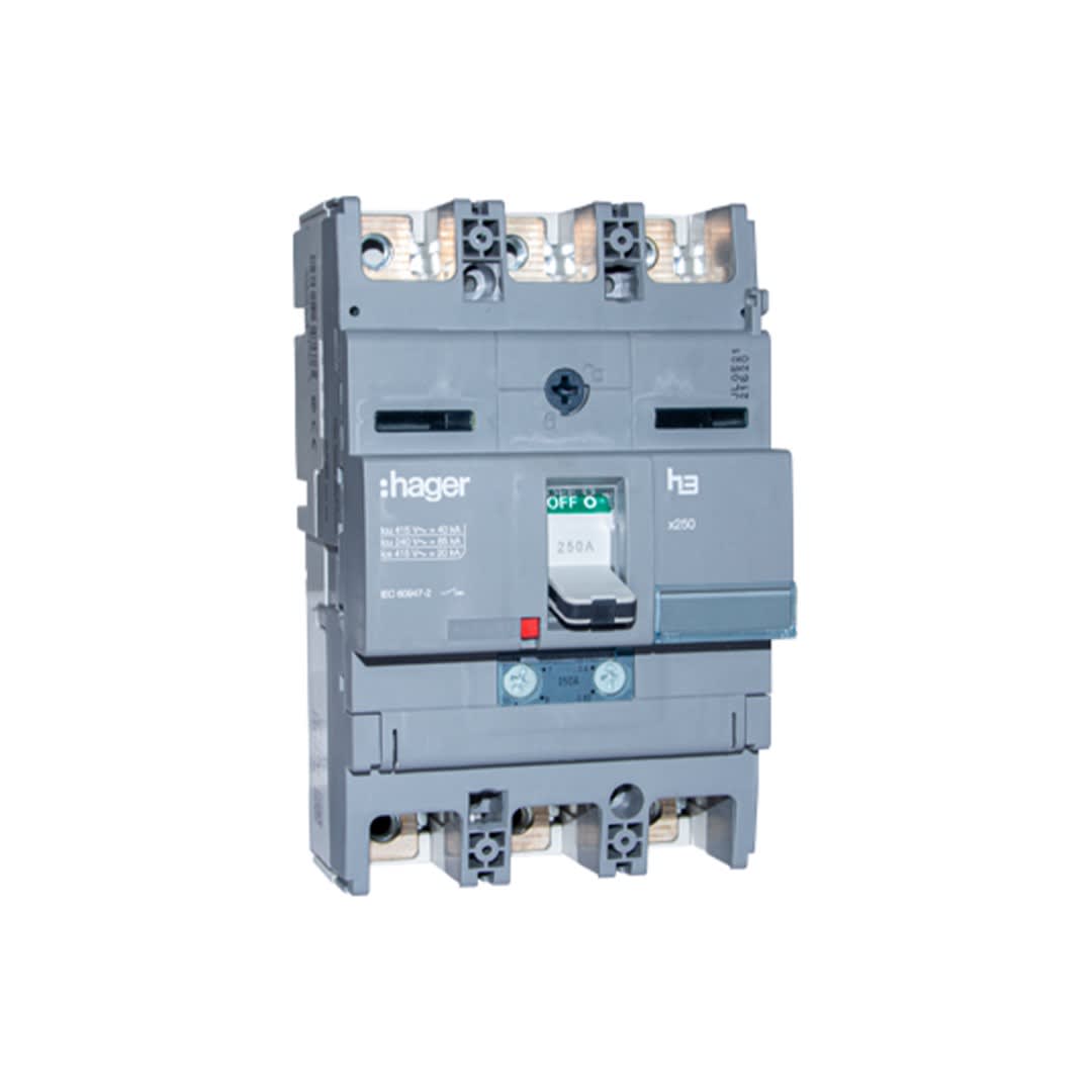 ITM CAJA MOLDEADA REG. H3 X250 3P (157.50-250A) TA/MA 85KA/230 HAGER