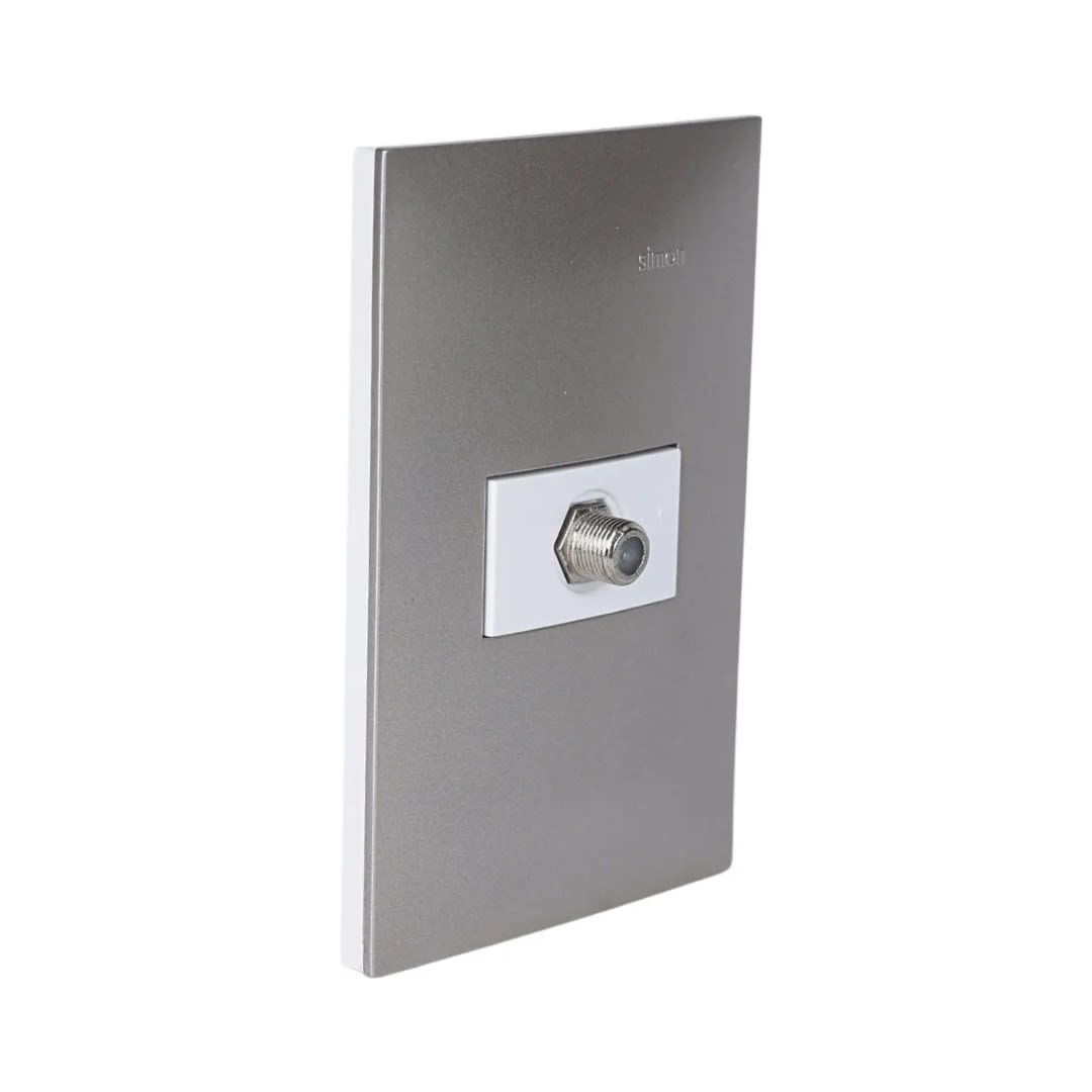 TOMA COAXIAL TV TIPO F CAVA SIMON1