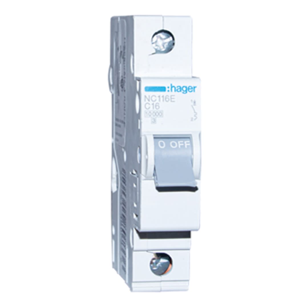 INT. RIEL TERMOMAGNETICO NC 1P 10A C 10KA/230V HAGER