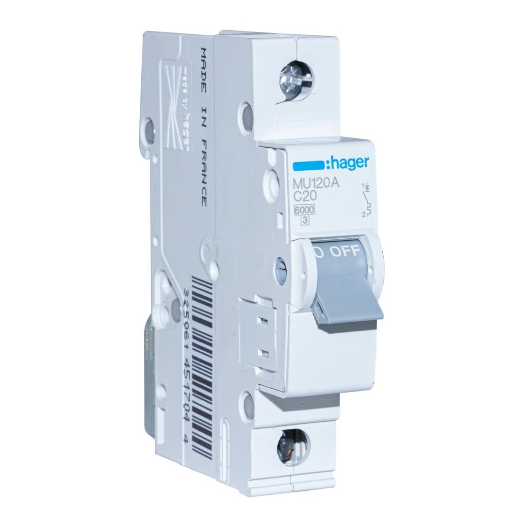 INT. RIEL TERMOMAGNETICO MU 1P 50A C 6KA/230V HAGER1