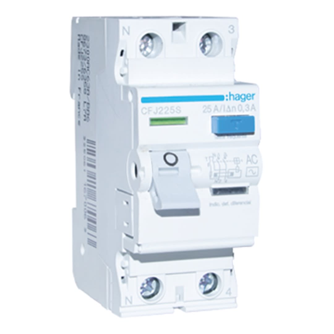INT. DIFERENCIAL 2P 63A TIPO AC 300MA HAGER